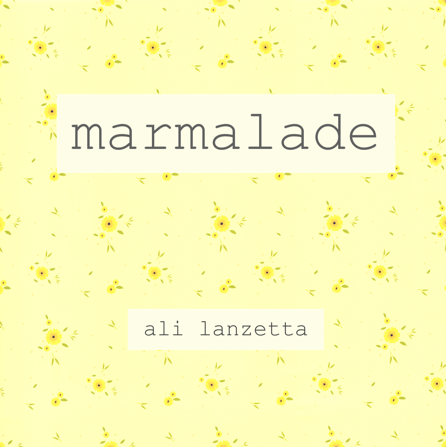 marmalade, by ali lanzetta